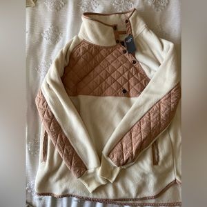 Abercrombie Asymmetrical Snap-Up Fleece
